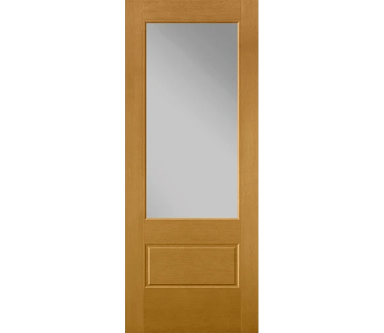 Kennewick 3 Quaters Light Fiberglass Entry Door