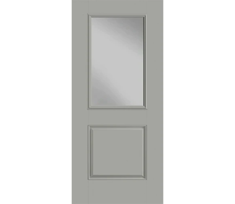 Kennewick Half Light 1 Panel Fiberglass Entry Door