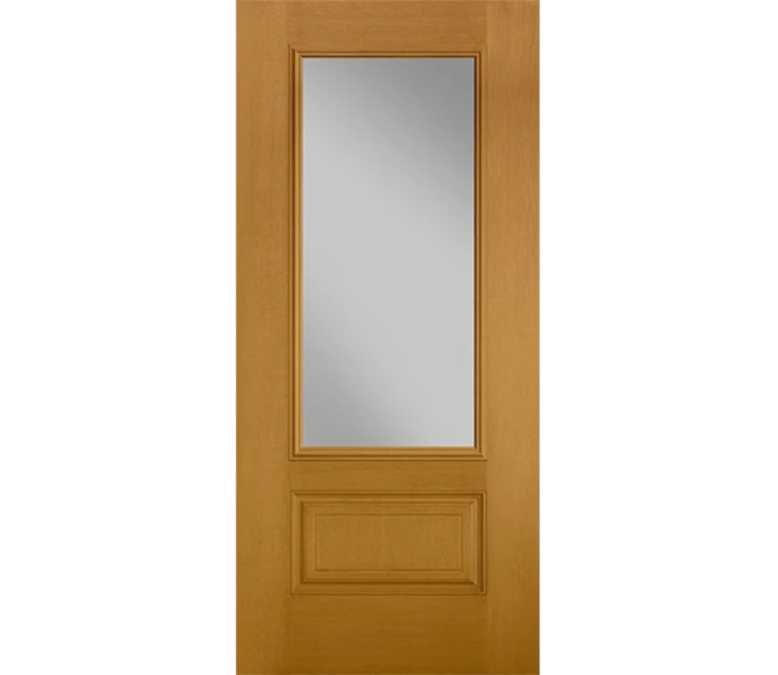 Kennewick Three Quaters light Fiberglass Entry Door